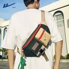 Bolsa de ombro, design original esportivo e moderno para homens, bolsa pequena transversal para mulheres.