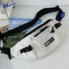 Bolsa de ombro para homens, bolsa transversal esportiva, bolsa de trabalho para estudantes universitárias.