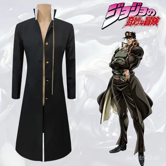A Bizarra Aventura de JoJo: Fantasias de Kujo Jotaro, Nova Fantasia de Cosplay para Halloween, Apresentação Teatral
