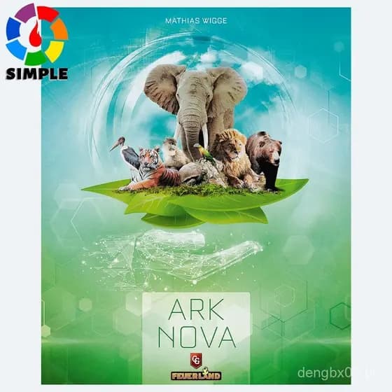 Ark Nova – Um Jogo de Tabuleiro da Capstone Games para 1-4 Jogadores – Jogos de Tabuleiro para Noites de Jogos em Famíli