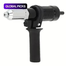Adaptador de Porca de Rebite Elétrico para Furadeiras, Adaptador de Rebite Elétrico para Furadeiras Elétricas, Acessório