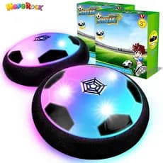Herock suspensão interna jogo de futebol 2 peças-bola flutuante luminosa LED, adequada para crianças de 3 a 12 anos, pre