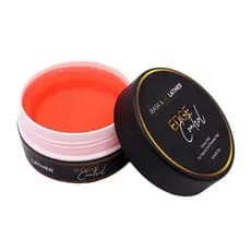 BASK & LATHER Gel Fixador de Cabelo com Óleo de Rícino, Não Oleoso, Não Descama, Sem Resíduos, Longa Duração, Promove o