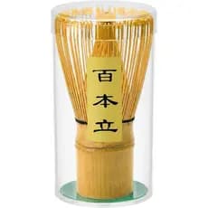 Batedor de Matcha Clay&Fire, Batedor de Bambu Artesanal para Pó de Matcha, Chasen Japonês Tradicional para Misturar Matc