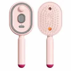 Nova Escova de Cabelo Elétrica a Vapor 2026, Escova de Cabelo Nano Mist 3 em 1 Recarregável com Spray de Água, Escova de