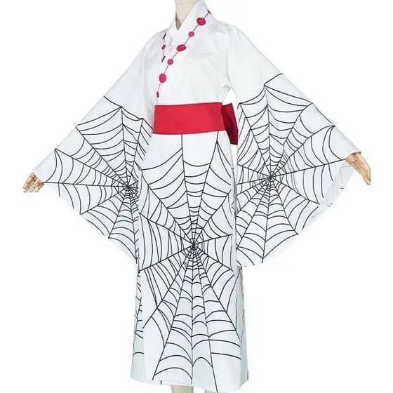 Kimetsu No Yaiba Twelve Ghost Moon Spider Tired Kimono Japonês Cosplay Conjunto Completo ou3q MEC7 H9LH