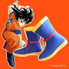 Botas de Cosplay de Dragon Ball, Sapatos de Cosplay de Sun Wukong AHO0 RBR4