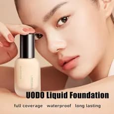 Base Líquida UODO - Base Hidratante Leve/Mate de Longa Duração, Maquiagem de Base Invisível, 1.05 Fl.oz (Hidratante C01