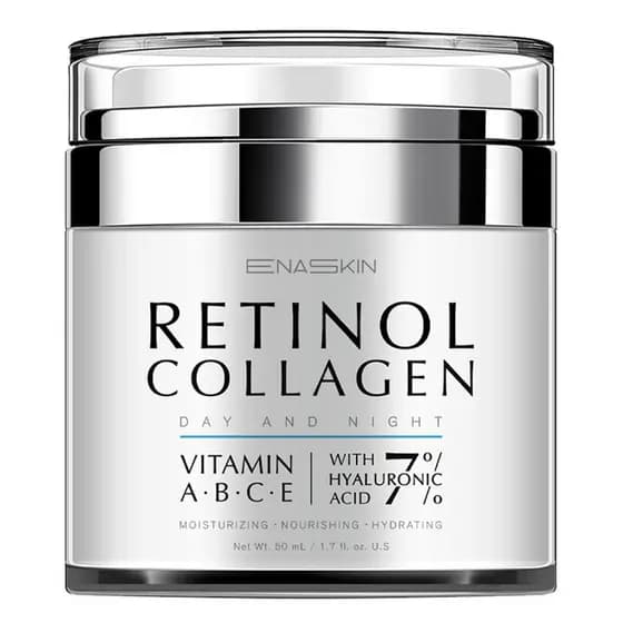 Anti-Rugas com Retinol EnaSkin: de Colágeno para Rosto e Pescoço - Hidratante Facial Anti-Envelhecimento par