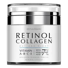 Anti-Rugas com Retinol EnaSkin: de Colágeno para Rosto e Pescoço - Hidratante Facial Anti-Envelhecimento par