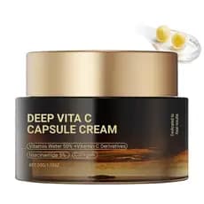 Hidratante Facial em Cápsulas de Ouro com Vitamina C Profunda |     Cápsulas de lipossomas para combater rugas e ilumina