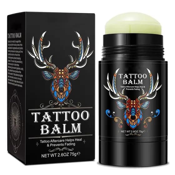 Bálsamo Hidratante para Cuidados Pós-Tatuagem, 2.6oz, Hidratante para Tatuagens Novas e Antigas, Intensificador de Cor p