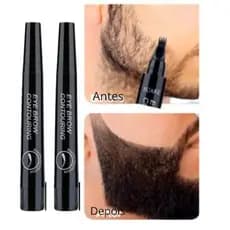 Kit com 2 Canetas Preenchedoras para Barba e Sobrancelha, Define e Cobre Imperfeições
