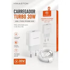 Carregador H"Maston CB23 iPhone 15 Iphone 16 iPhone 17 Turbo Tipo-C