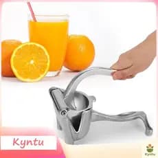 Kyntu-br espremedor de frutas manual portátil espremedor limão laranja extrator ferramenta espremedor de alumínio