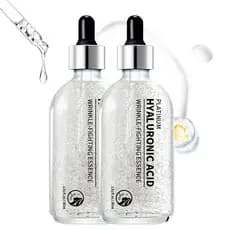 Sérum de Ácido Hialurônico, Sérum Hidratante Anti-Rugas, Hidrata e Acalma a Pele, Reduz Rugas — Aumenta a Firmeza e o Br