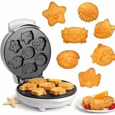 MiniMáquinaDeWafflesDeAnimaisMarinhos,7FormasDiferentesDeAnimaisMarinhosEmMinutos | CoolforKids&s, Panquequeira Aquática