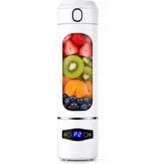 Liquidificador portátil, adequado para milkshakes e smoothies, liquidificador pessoal de 20 onças, recarregável por USB,