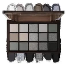 Paleta de Sombras K'APEINEkEyeshadow, Paleta de Sombras com 15 Cores, Paleta de Sombras Góticas, Kit de Maquiagem para O