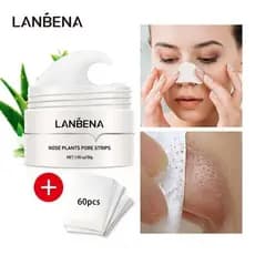 LANBENA Original Cravo Remoção Máscara 60 pcs Cravo Removedor De Papel Cuidados Com A Pele