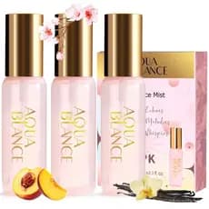 AQUABLANCE Spray Corporal Feminino, Conjunto de Presente de Spray Corporal Perfumado, conjunto de 3 peças, 60ml/2.1 fl o