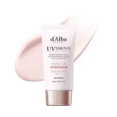 d'albaPiedmont Waterfull Tone-Up Sunscreen Essence Protetor solar de amplo espectro SPF50+ Protetor solar facial coreano