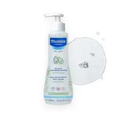 Água Micelar Sem Enxágue Mustela para Bebês - Feita com Perseose de Abacate e Aloe Vera - Limpa com Segurança o Rosto, M