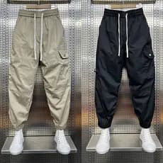 All-match calças casuais masculinas soltas retas calças casuais 2026 na moda calças apertadas masculinas all-match ins e