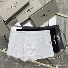Cuecas antibacterianas sem costura para homens Tb, confortáveis, respiráveis, elegantes, cuecas boxer masculinas, cuecas