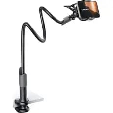 Suporte de telefone Lamicall com braço flexível para cama, suporte de celular, braço longo e flexível, para montagem em