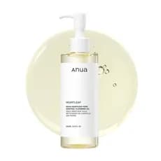 Anua Heartleaf Pore Oil Control Cleansing Oil, limpador de poros, cuidado com a oleosidade, limpador suave removedor de