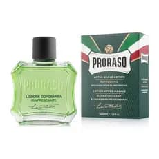 Loção Pós-Barba Proraso - Óleo de Eucalipto e Mentol - Splash Pós-Barba Refrescante para Todos os Tipos de Barba - Barba