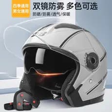 730 Capacete de veículo elétrico Capacete de motocicleta Ciclismo Capacete de motocicleta Quatro estações Capacete de le