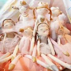 Ins estilo novo estilo pano brinquedos bonito boneca flor fada boneca menina princesa dormir travesseiro