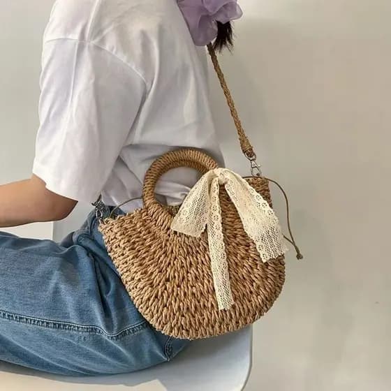 Bolsa transversal de tecido, bolsa feminina versátil, nova bolsa transversal para celular, bolsa lua, bolsa de mão, bols
