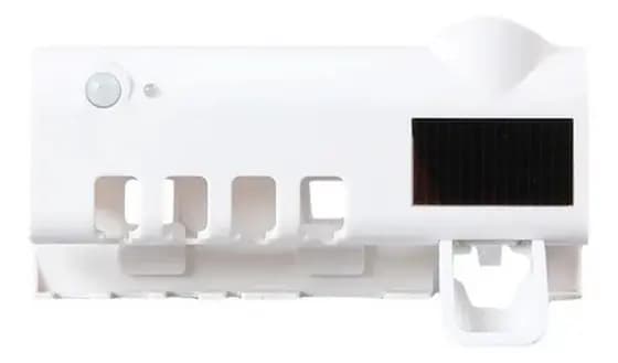 Suporte Dispenser De Pasta De Dente Com Esterelizador UV