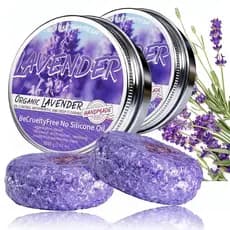 2 barras de shampoo para cabelos grisalhos, barra de shampoo de lavanda para cabelos grisalhos, barra de shampoo e condi