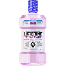 Enxaguante bucal suave sem álcool Listerine All-in-One, enxaguante bucal 6 em 1 para cuidados orais, promove a saúde buc