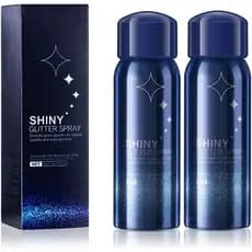 2 frascos de spray de glitter corporal são uma escolha ideal para maquiagem de palco em festivais de música e maquiagem