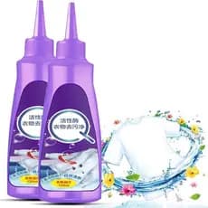 2 peças Removedor de Manchas de Lavanderia, Protetor de Camisas, Limpador de Manchas Persistentes em Roupas, Removedor d