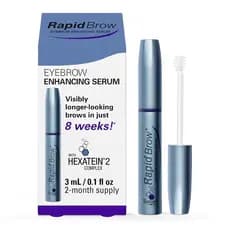 rapidBrowSérumRealçadorDeSobrancelhas3mL-SérumHidratanteParaCabelosParaSobrancelhasVisivelmenteMaisEspessasComComplexoHe