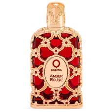 Orientica Luxury Amber Rouge Eau de Parfum 2.7oz/80ml - Notas de Âmbar, Açafrão, Jasmim e Laranja - Amadeirado, Floral -