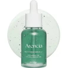 ArenciaHyssopGlowSerum, 10% Niacinamida, 12% Vitaminas A, C, E - Sérum Hidratante, Anti-Envelhecimento para Pele de Vidr
