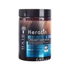Máscara Capilar de Queratina e Colágeno BTONE - Tratamento para Cabelos Danificados, Hidratante e Nutritiva, Cuidado par