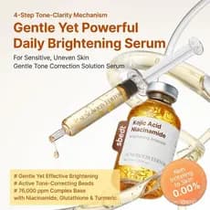 SUNGBOONEDITOR Ampola de Ácido Kójico Glow Intensive, Sérum Iluminador para o Rosto com Ácido Kójico, Cúrcuma e PHA, par