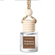 Difusor de Óleo Essencial Suspenso para Carro, 8ML, Fragrância Natural Frutal, Longa Duração, Com Três Aromas, Para Carr