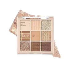 Paleta de Sombras Dasique # Paleta de Sombras Vegana, Livre de Produtos de Origem Animal, em 15 Cores Bege, Cores Mistur