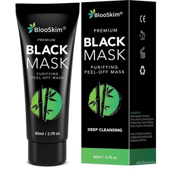 Máscara Removedora de Cravos para o Rosto: Máscara Facial Peel-Off kPeelOffFaceMask – Máscara Facial Peel-Off de Carvão