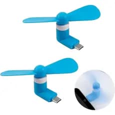 Sokelinn-sixTypeCPhoneFan, Mini Ventilador de Mão USB-C Portátil para Resfriamento de Verão para Dispositivos com Conect