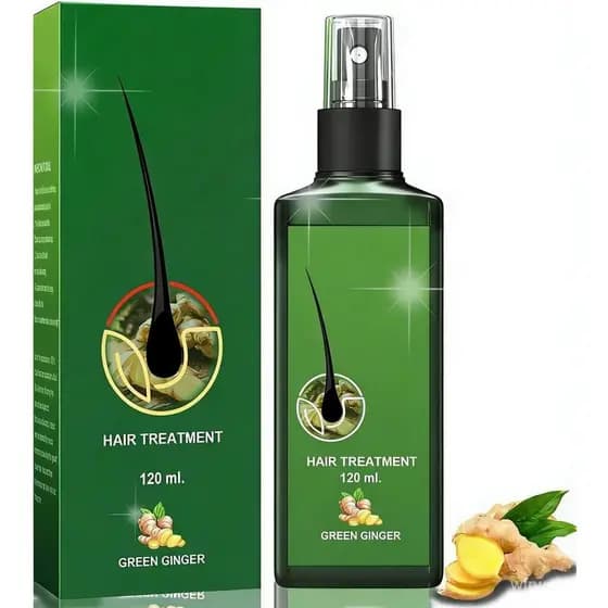 Óleo de Gengibre para Crescimento Capilar, Sérum de Crescimento Capilar de Gengibre, Óleo para Crescimento Capilar, Óleo